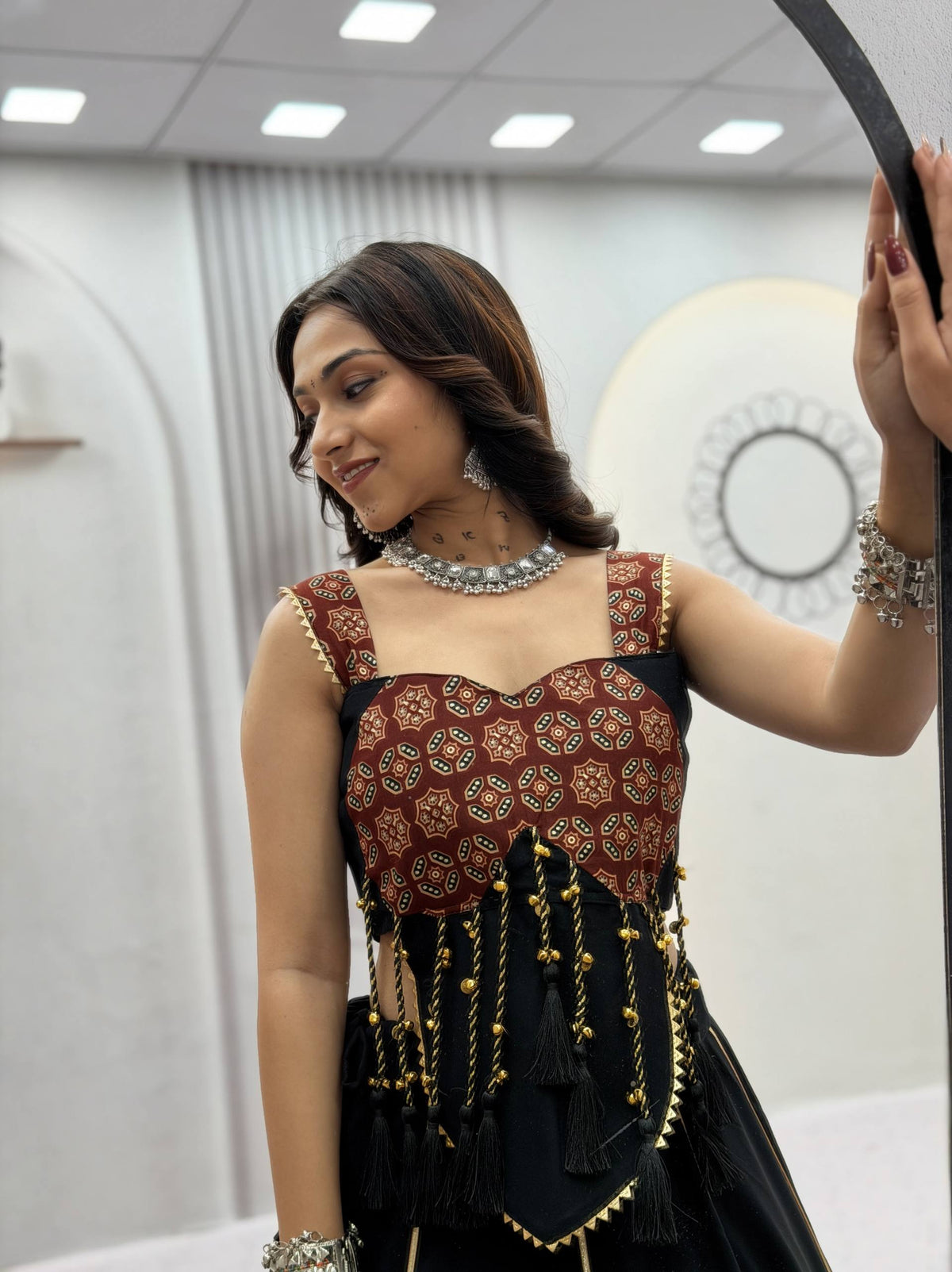 Ajrak Lehenga Choli  | RAM 192