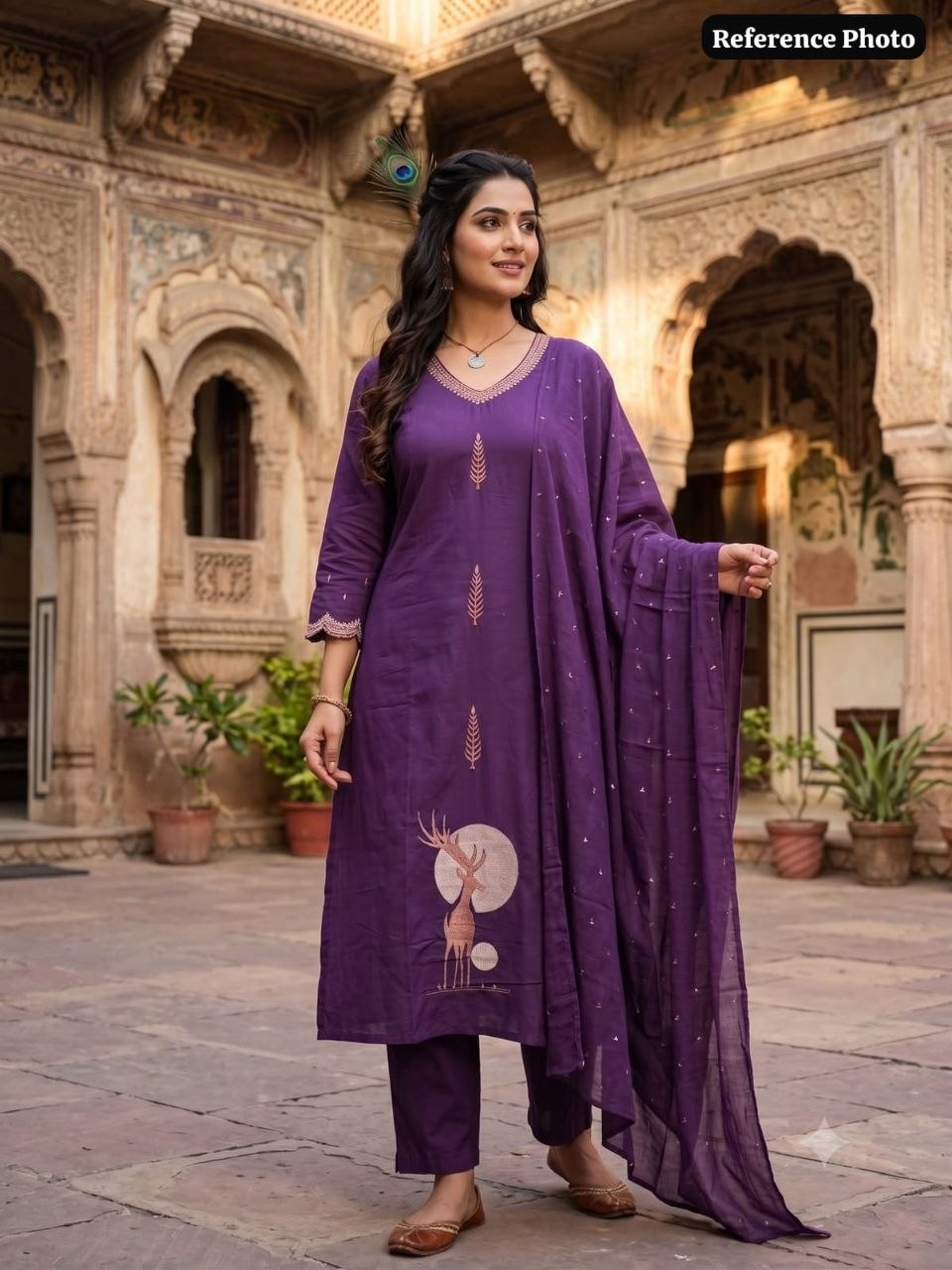 *KR-423*Femora Is Launching New Designers A-Line Kurti Pent Dupatta Set