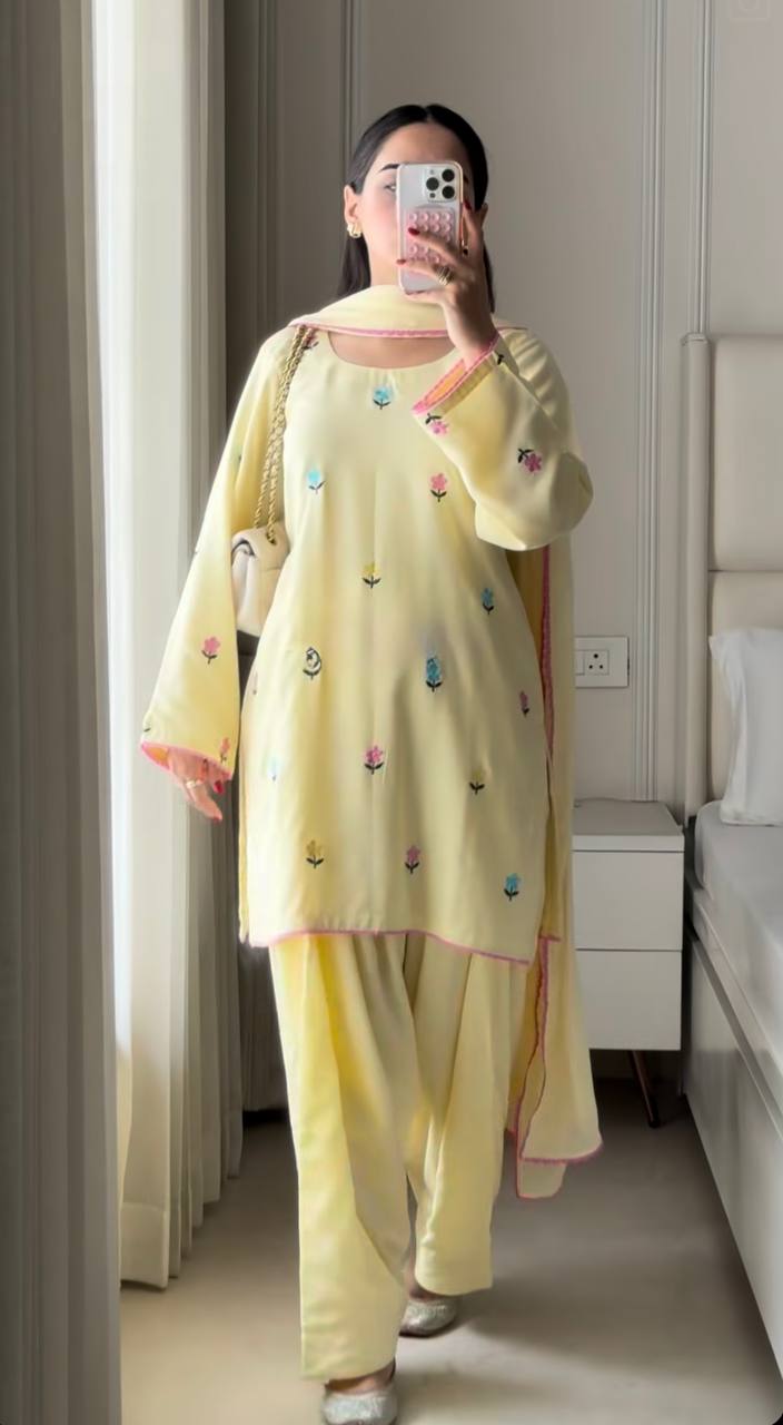 MC-2054-New Launching Đěsigner Party Wear Look top with farshi salwar
