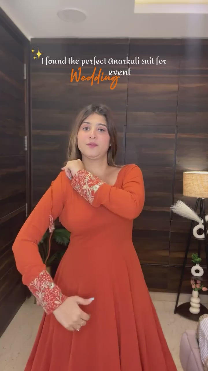 *(MF-496)**Presenting New  Đěsigner Maxi Anarkali Suit In New Fancy Style*