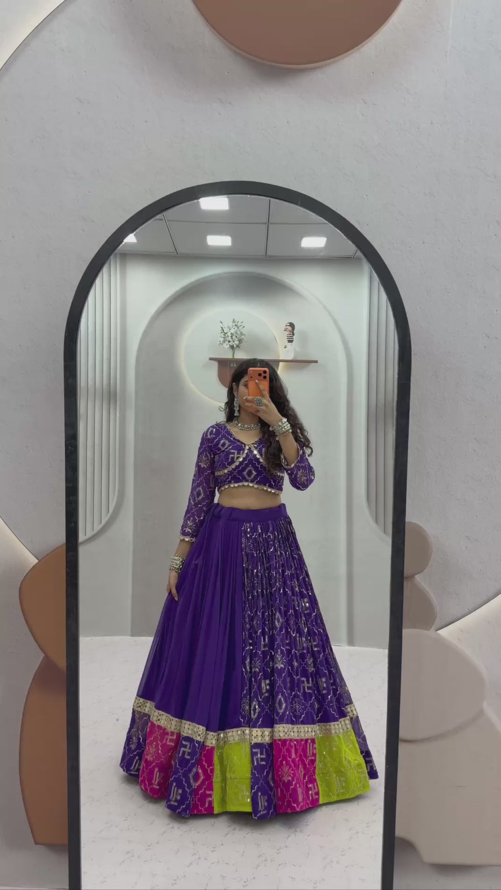*Ram-184* Femora Launching Navratri Special Lehenga choli with vintage duptto